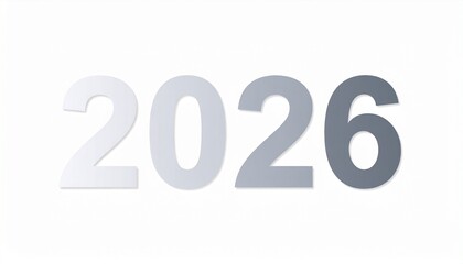 Flat Design Minimalist 2026 Gradient