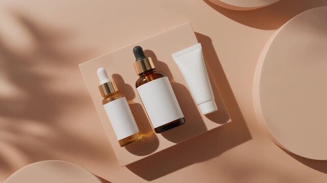 Discover radiant beauty with our luxurious skincare line, featuring serums and creams for a flawless complexion in a serene, modern setting