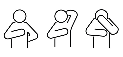 Itchy skin on the arm, head, and back. Rash on the body. Allergic skin, steroid allergy, sensitive skin. Chemical allergy or insect bites. Line pattern.