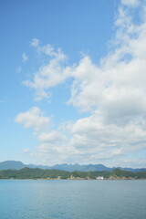 海と青空の風景