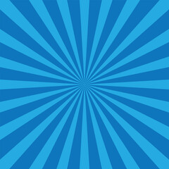 Vector sunburst pattern blue and sky design. Vintage sunrays illustration swirl grunge backdrop line. sun beam vector banner design and comic burst gradient concept pattern.