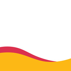 Modern bottom page divider shape. Vector illustration