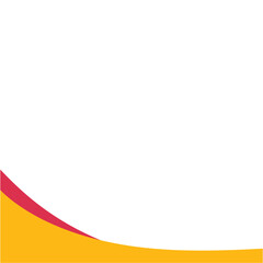 Modern bottom page divider shape. Vector illustration