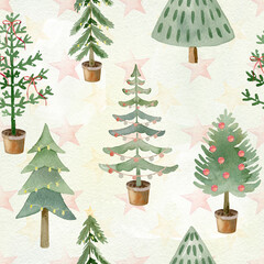 Xmas trees pattern.