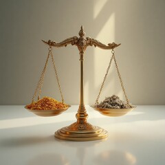 Balance of Wealth and Poverty Visual