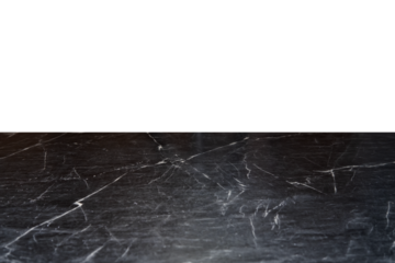 Product display montage on black marble stone table top for design work product banner, mockup, interior background.