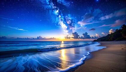 sunrise over the lake