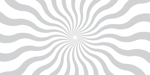 Ray sun light. Sunburst background. Radial circle line. Pattern starburst. Comic beam lines. Sun effect rays. Abstract firework. Concentration stripe. Cartoons lightning style. Vector illustrati