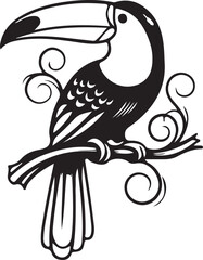 Obraz premium bird on a branch