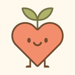 Cute Kawaii Shape Characters Collection – Minimal Flat Cartoon Mascot Set