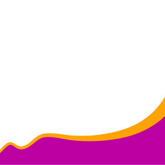 Abstract divider shape. Business Separator Footer Illustration.