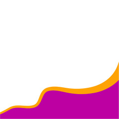 Abstract divider shape. Business Separator Footer Illustration.