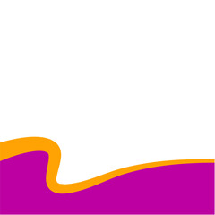 Abstract divider shape. Business Separator Footer Illustration.