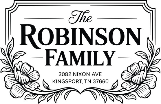 Vintage Family Name Monogram Logos Set | Elegant Crest & Badge Emblem Collection