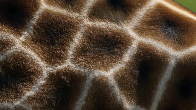 close up of a giraffe, giraffe skin texture