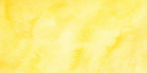 Abstract yellow watercolor background with a stained, vintage parchment paper texture design