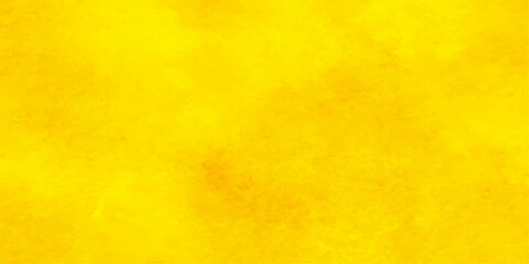 Obraz premium Abstract yellow paint texture grunge wall background with aged paper pattern