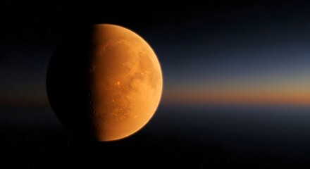 A single, bright planet shining in the twilight.