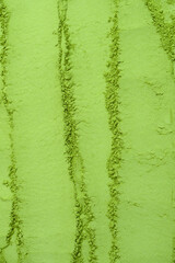 Matcha tea, matcha powder as a background.