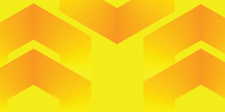 Vibrant Neon Yellow and Red Speed Chevron Background, Vector Illustration.