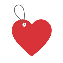 Elegant Heart Tag for Gifts or Sales