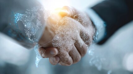Partnership handshake global network