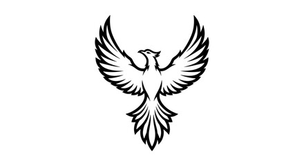 Fototapeta premium Phoenix Rising A Symbol of Rebirth and Transformation.