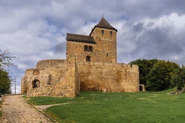 Obraz premium view of the historic Bedzin Castle in southern Poland