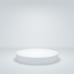 white gray clean podium for product display 