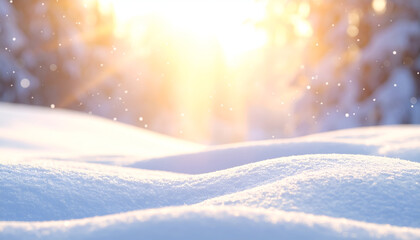 happy holiday snow background with sparkles, clean and smooth for graphic designers