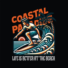 summer t-shirt design