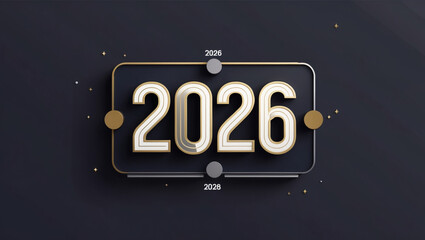 Countdown to a new era with 2026 highlighted in creative design against a dark background