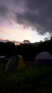 timelapse en campamento rio partido salcedo republica dominicana