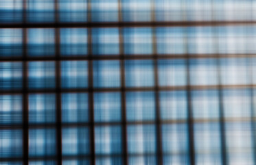 Abstract Blurred Blue Grid Background