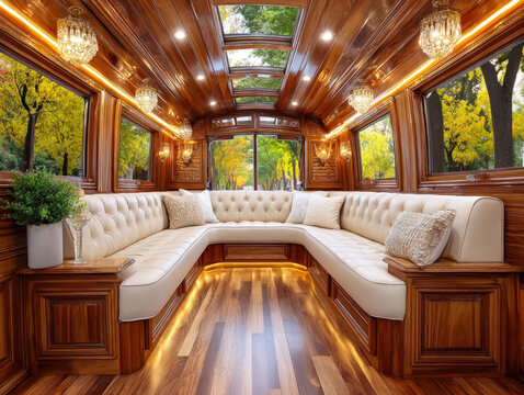 Limo interior luxury