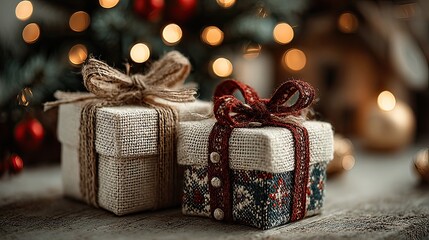 christmas tree with gifts