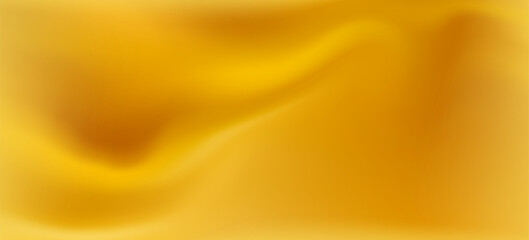 Caramel color wave gradient background. Flowing liquid gold honey wallpaper. Abstract fluid golden mousse souffle backdrop. Smooth flavor creamy butter oil texture