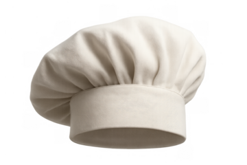 Chef hat representing culinary professionalism, cooking expertise, restaurant uniform, and food preparation background, transparent