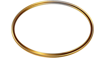 Elegant Golden Ornament: A captivating, minimalist piece featuring a gold ring, perfectly formed and exuding timeless elegance. The ring's radiant shine catches the eye.