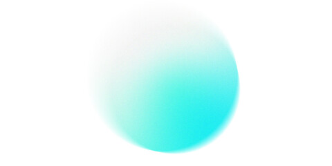 Color circle gradient noise gradation. Abstract colorful watercolor blur mesh shape on white background. Gradient aura, grain neon blob with noise effect vector illustration