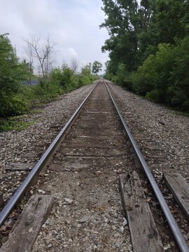 Railway in the city