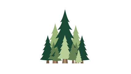 christmas tree vector illustration