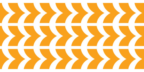 Abstract pattern background with geometric arrow line motif. Seamless mosaic banner texture template