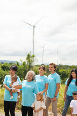 Teamwork meeting, volunteer charity people. charity community service event, ngo business and outreach, Group Diverse people meeting at park for donation