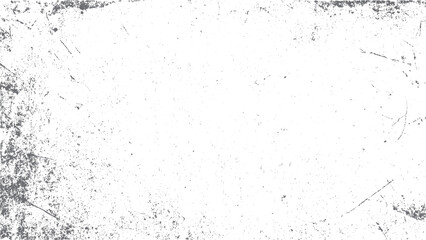 White grunge backdrop with rough dirt and drop style accents for design applications. Minimal abstract grunge texture on white with splattered stain details for edgy design. 