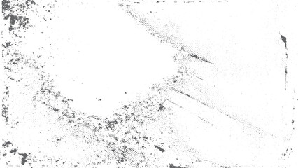 White grunge texture with scattered black speckles, dust and scratches. black ink splat background. 