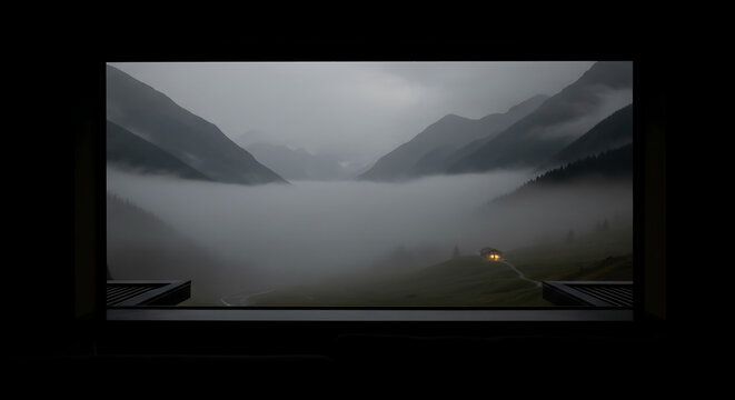 view from the top of mountain