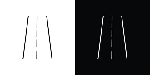 Road icons vector template, EPS 10 for design