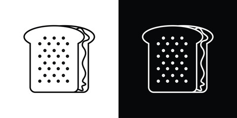 Sandwich icons vector template, EPS 10 for design