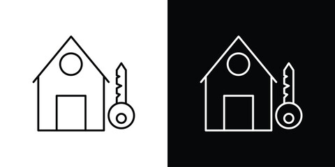Selling or rent home icons vector template, EPS 10 for design
